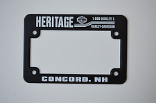 Heritage Harley Davidson Dealer Plate Frame, NOS Concord, NH picture
