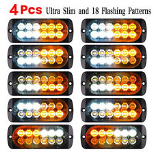 Car 12-LED Strobe Emergency Lamps Surface Mount Flashing Lights For Truck Pickup picture