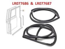 Pair Front Rubber LHS & RHS Door Weather Seals for Land Rover Defender New picture