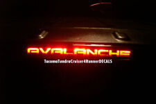 FITS Chevy Avalanche 3rd Brake Light Decal 2007 2008 2009 2010 2011 2012 2013 picture