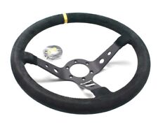 OMP Corsica Superleggero Black Suede Black Spokes 350mm Steering Wheel OD/2021/N picture