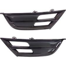 Bumper Grille Set For 2015-2017 Chrysler 200 Front Left and Right Textured Black picture