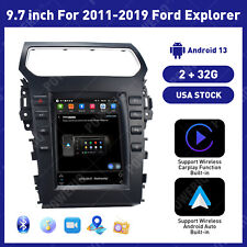 9.7'' Vertical Stereo Radio GPS For Ford Explorer 2011-2019 Android 13 Carplay picture