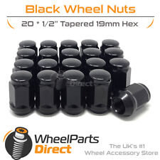 Wheel Nuts (20) Black for Jaguar XJ [Series III] 79-92 on Aftermarket Wheels picture