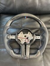 LED Carbon Fiber Flat steering wheel for BMW M2 M3 M5 F87 F80 F82+ alcantara picture