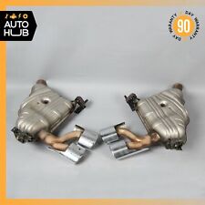 07-11 Mercedes W164 ML63 AMG Exhaust Muffler Mufflers Quad Tips Left & Right OEM picture