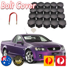 Black Wheel Nut Lug Caps Covers for HSV Holden VE Commodore WM VF picture