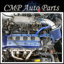 BLUE AIR INTAKE KIT FOR 1992-1999 TOYOTA PASEO 1.5L 4 CYCL ENGINE picture