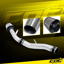 For 03-07 G35 3.5L V6 Manual Polish Cold Air Intake + Stainless Steel Air Filter picture