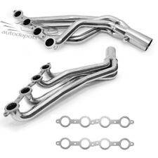 For 2007-2014 Chevy GMC 4.8L 5.3L 6.0L Long Tube Stainless Headers W/ Gaskets picture