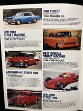 RARE VINTAGE CHEVROLET 10 STREET MACHINES THAT MADE A DIFFERENCE PRO STREET picture
