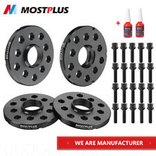 Set(4) Wheel Spacers 5x100mm/5x112mm w/ Studs For Audi A3 A4 S4 VW Golf Jetta CC picture