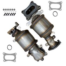 Bank 1 and 2 manifold Catalytic Converter Set For 2010 -2019 Acura MDX 3.5L 3.7L picture