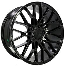 NS1 18 inch Gloss Black Rims fits PONTIAC G6 GT CONVERTIBLE 2006 - 2009 picture