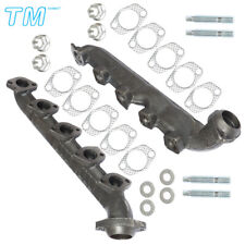 LH+RH Exhaust Manifold For 2000 2001 2002-2013 Ford F-Series/E350/E450 6.8L V10 picture