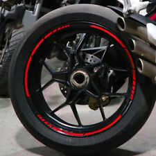 Reflective Motorcycle Car Wheel Rim Edge Protector Tire Guard Sticker Line Strip picture