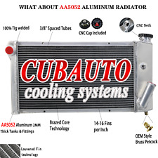 4 Row Aluminum Radiator For 71-77 72 Chevy Vega 75-76 Pontiac Astre 2.0 2.3L picture