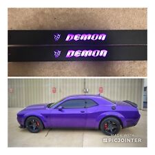 Dodge Challenger Demon Illuminated Door Sills picture