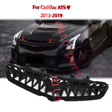 For Cadillac ATS-V 2013-2019 ABS Glossy Black Front Bumper Grille Refit picture