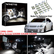 14x White LED Interior Lights Kit For 1998 - 2005 Lexus GS300 GS400 GS430 + TOOL picture