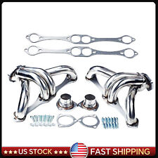 Stainless Shorty Hugger Headers For 283-400 Small Block Chevy Street Rod SBC US picture
