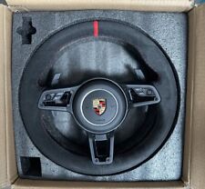 RARE BLACK MULTIFUNCTION Alcantara with Red Steering Wheel 991.2 911 718 Cayman picture