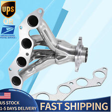 Stainless Steel Exhaust Header For Honda Civic EX 2001-2005 1.7L D17A2 L4-4 SOqP picture