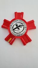 XF Offroad wheels rim flow series floating center cap red 5 lug picture