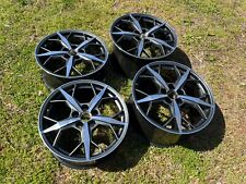 C8 Corvette 4 Spectra Grey Machined Trident Wheels OEM Factory 2020 21 22 23 24 picture