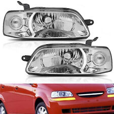 Headlight Set For 2004-2007 Chevrolet Aveo / 2006-2008 Aveo5 LH RH w/ bulb picture