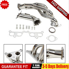 NEW Stainless Exhaust Header Kit Manifold For Toyota Tacoma 2.4L 2.7L L4 1995-01 picture