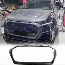 For Audi RSQ8 RS Q8 2020-2023 REAL CARBON Front Center Grille Bumper Grill Cover picture