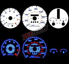 BLUE Reverse El Indiglo Glow White Gauge Dash Face For 93-97 MX6 / 626 I4 V6 AT picture