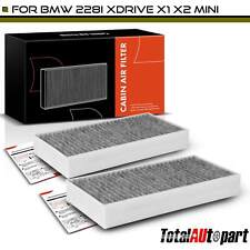 2pcs Activated Carbon Cabin Air Filter for BMW X2 F39 2021-2022 i3 Mini Cooper picture