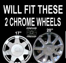 4pcs NEW 2003-2006 ESCALADE ext Chrome Wheel center caps for Cadillac  picture