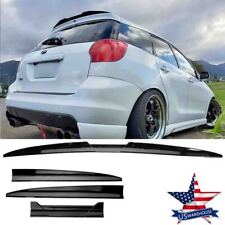 For Toyota Matrix 2003-2014 Rear Trunk Lip Spoiler Wing Adjustable Glossy Black picture