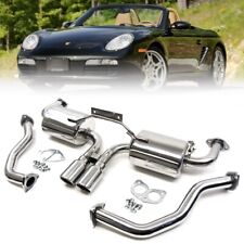 Manzo Stainless Steel Exhaust System For 05-08 Porsche Boxster/Boxster S 987.1 picture