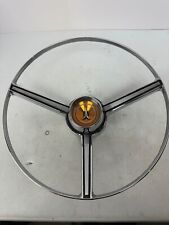 Mopar USED 1966/67 Plymouth Sport Fury Full Horn Ring with 3 Spoke Wheel picture