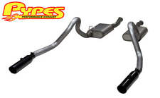 1986-1993 Mustang LX 5.0 Pypes Phantom Cat Back Exhaust w/ Black Tips picture