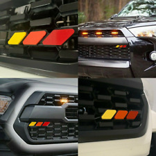 Tri-color 3 Grille Badge EMBLEM EOA For Toyota Tacoma 4Runner Tundra FJ RAV4 etc picture