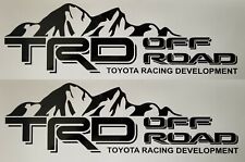 2 TRD OFF ROAD TOYOTA RACING DEVELOPMENT TACOMA TUNDRA TRUCK 4X4 DECAL STICKER picture