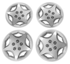 14 Inch Hubcaps For 2000-2005 Chevrolet Cavalier Silver Covers - Set of 4 Pcs picture