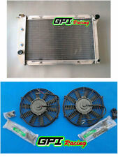 ALU RADIATOR + FANS FOR 71-73 Ford Mustang /Lincoln/ Mercury Cougar Torino L6 V8 picture