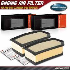 2x Engine Air Filter for Ford E-350 Club Wagon 04-05 E-350 450 Super Duty 04-10 picture