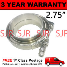 V-BAND CLAMP + FLANGES COMPLETE STAINLESS STEEL EXHAUST TURBO HOSE 2.75