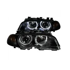 Anzo 121269 Pair of Black Projector Headlights for 99-04 BMW M3 318IS 323IS picture