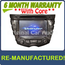 Reman 2011 - 2015 Hyundai Veloster OEM Single CD Touch Screen AM FM XM Radio picture