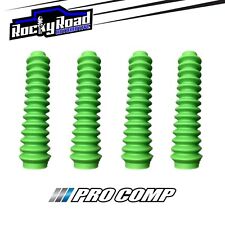 Pro Comp LIME GREEN Universal Shock Absorber Dust Boot Boots (Set of 4) 2” x 11” picture