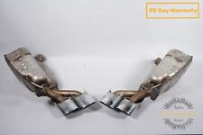 Mercedes W219 CLS55 AMG Exhaust Mufflers Dual Tips Left & Right Side Set OEM picture