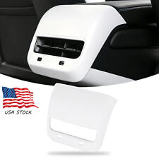 White Rear Air Vent Outlet Cover Trim Matte For Tesla Model 3 & Y 2017-2023 US picture